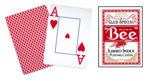 Cards Bee Poker Jumbo Index (Red)