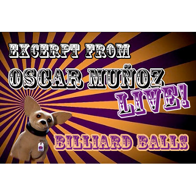 Billiard Balls  by Oscar Munoz (Excerpt from Oscar Munoz Live) video DOWNLOAD