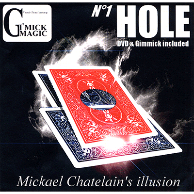 Hole (RED)(DVD and Gimmick) by Mickael Chatelain - DVD