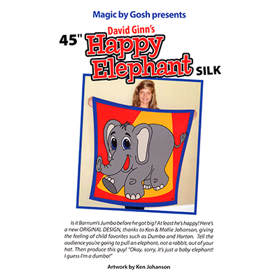 Happy Elephant Silk (45 inch) by David Ginn and Goshman - Tricks