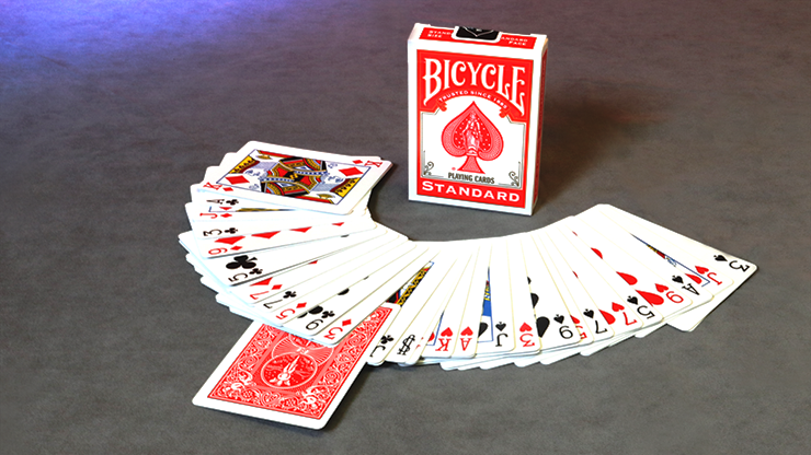 Invisible Deck Bicycle (Red) - Trick