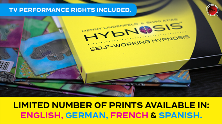 HYbNOSIS - ENGLISH BOOK SET LIMITED PRINT - HYPNOSIS WITHOUT HYPNOSIS (PRO SERIES) by Menny Lindenfeld & Shimi Atias - Trick