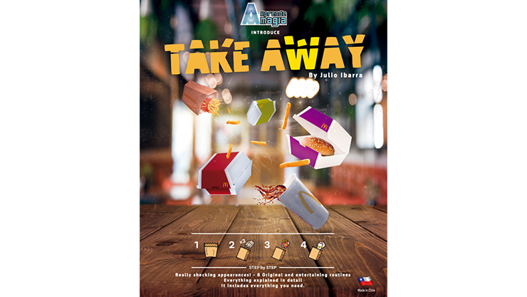 Take Away (Gimmicks and Online Instructions) by Aprendemagia  - Trick