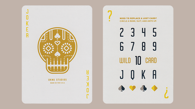 DKNG (Yellow Wheel) Playing Cards by Art of Play