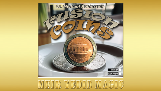 Fusion Coins Quarter (Gimmicks and Online Instructions) by Dr. Michael Rubinstein