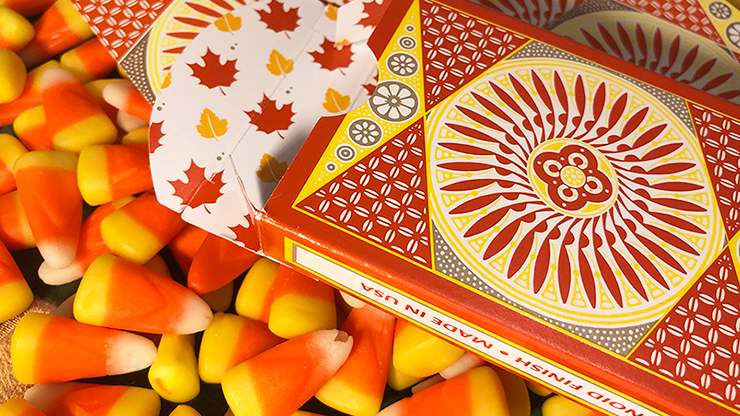 Tally-Ho Autumn Circle Back Playing Cards