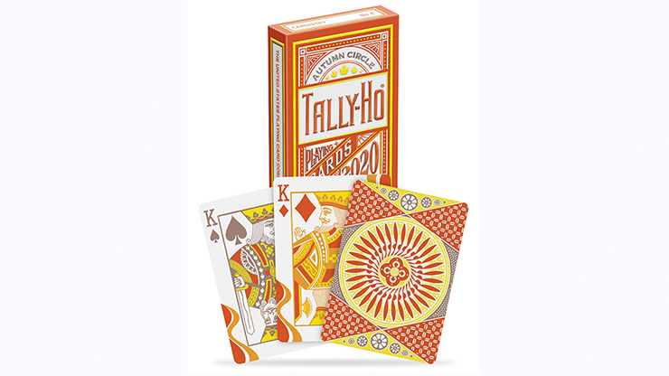 Tally-Ho Autumn Circle Back Playing Cards