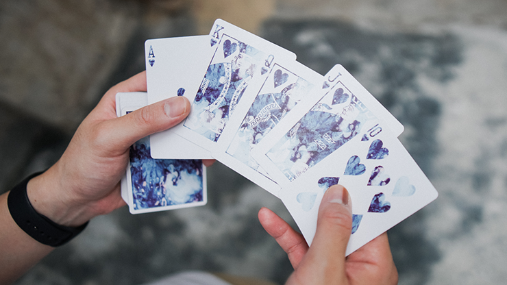 Fluid Art Blue (Standard Edition) Playing Cards