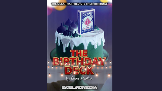 BIGBLINDMEDIA Presents The Birthday Deck (Gimmicks and Online Instructions) by Liam Montier - Trick