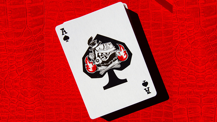 Trash & Burn (Red) Playing Cards by Howlin' Jacks