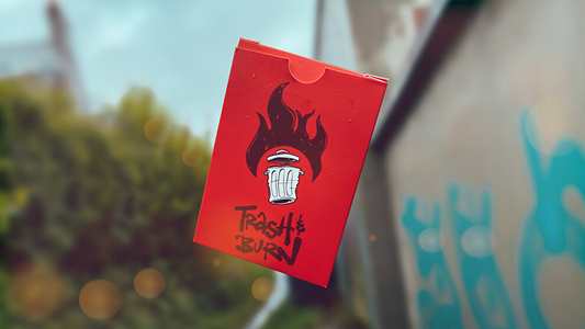 Trash & Burn (Red) Playing Cards by Howlin' Jacks