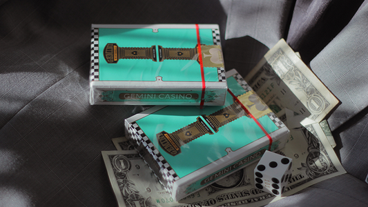 Gemini Casino Turquoise Playing Cards  by Gemini