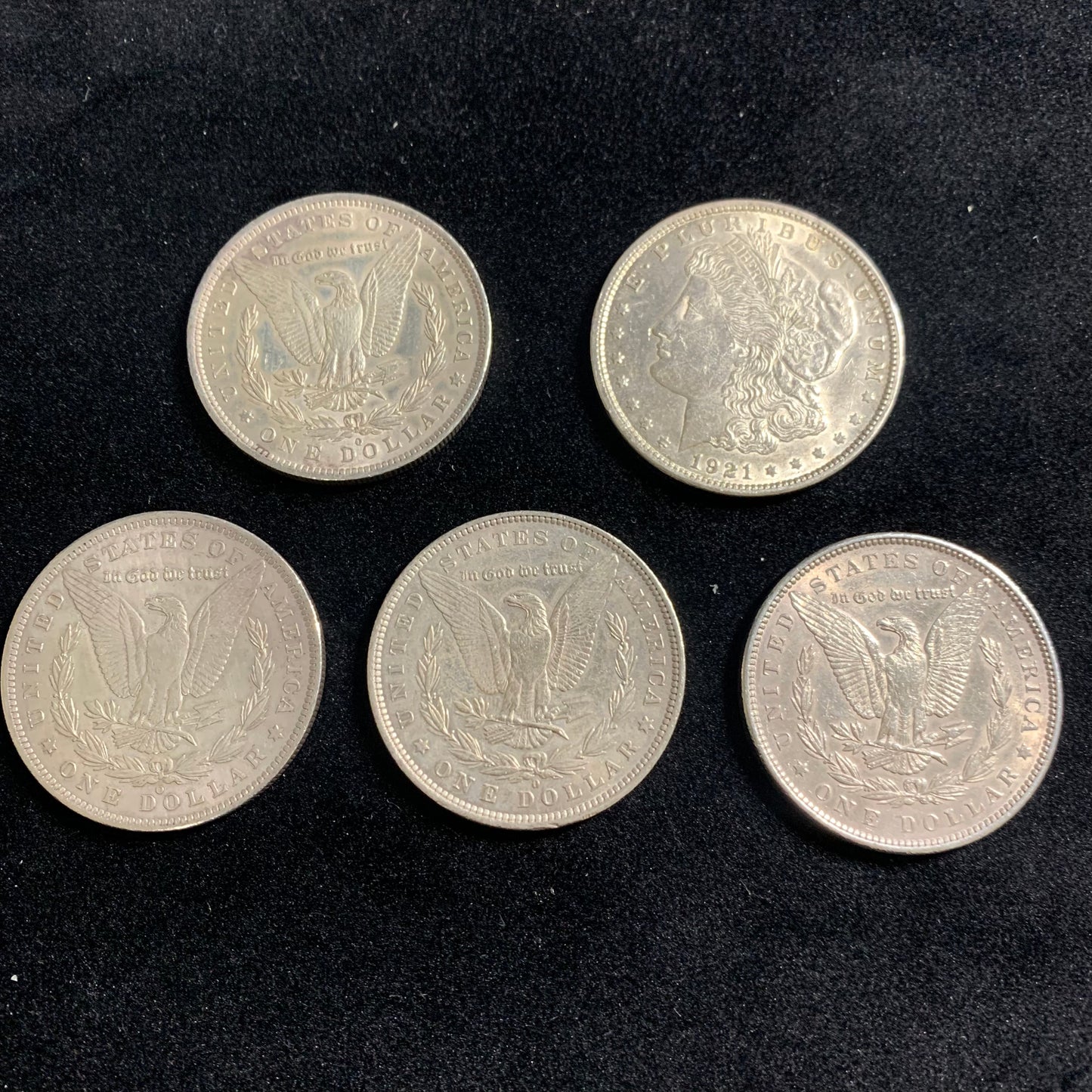 モルガンダラー　銀貨 5枚セット