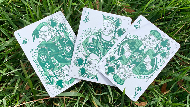 Grasshopper Light (Olive) Playing Cards