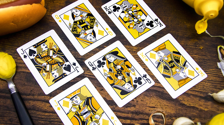 Mustard Playing Cards by Fast Food Playing Cards