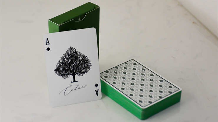 Premium Gilded Cedar Playing Cards