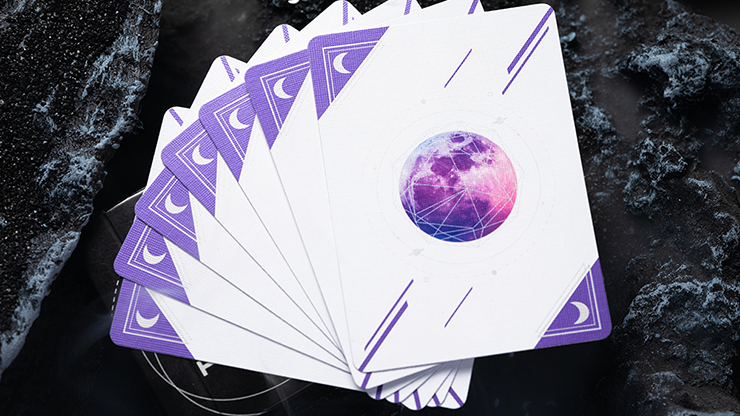 The Moon (Purple Edition) Playing Cards by Solokid