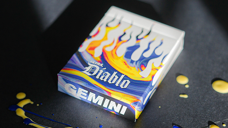 Ultra Diablo Blue Playing Cards by Gemini