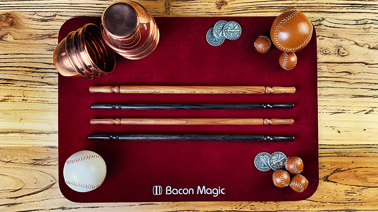 Wooden wand PRO (Standard Brown) by Harry He & Bacon Magic - Trick