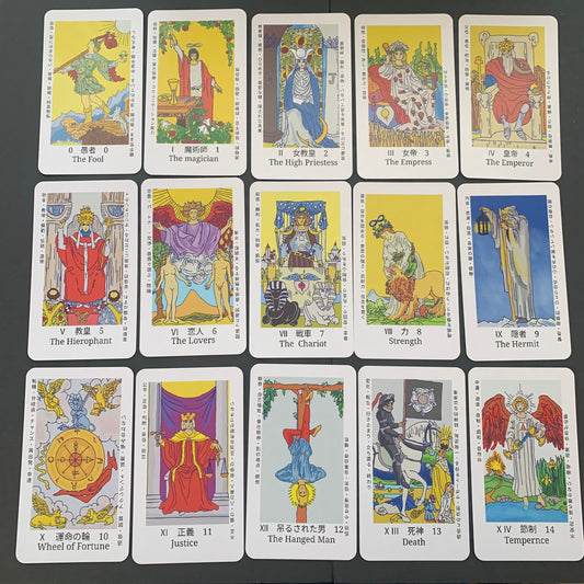 【初心者向け】意味の書いてあるタロットカード