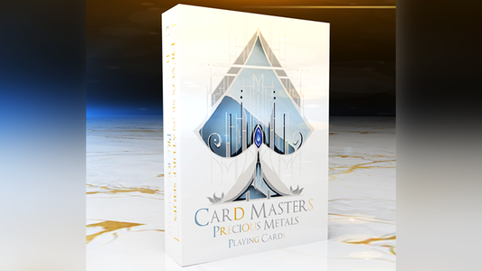 Card Masters Precious Metal (White) Playing Cards by Handlordz