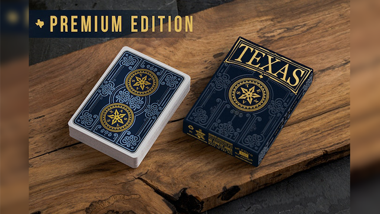 No. 4 St. James Luxury Texas Playing Cards (Blue)