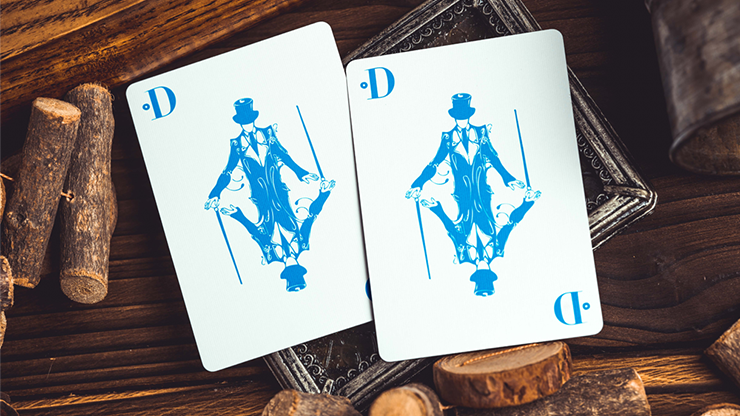 Smoke & Mirrors V9 (Blue Edition) Playing Cards by Dan & Dave
