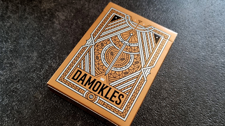 Damokles Cuprum Playing Cards by Giovanni Meroni