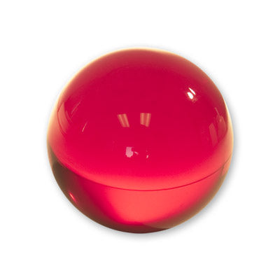 Contact Juggling Ball (Acrylic, RUBY RED, 65mm) - Trick