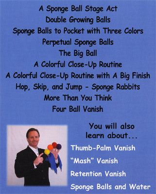 Clever Sponge Ball Magic by Duane Laflin - DVD