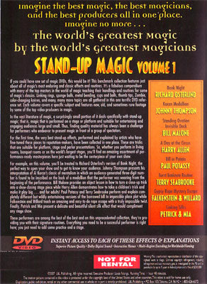 World's Greatest Magic: Stand-Up Magic  Volume 1 - DVD